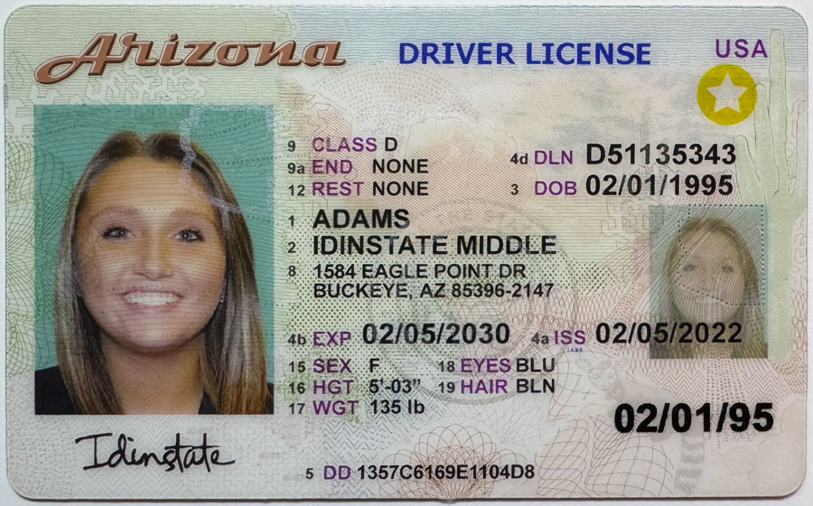 ARIZONA Fake Driver License