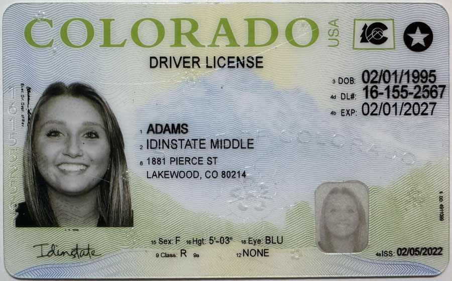 Colorado Fake Driver License