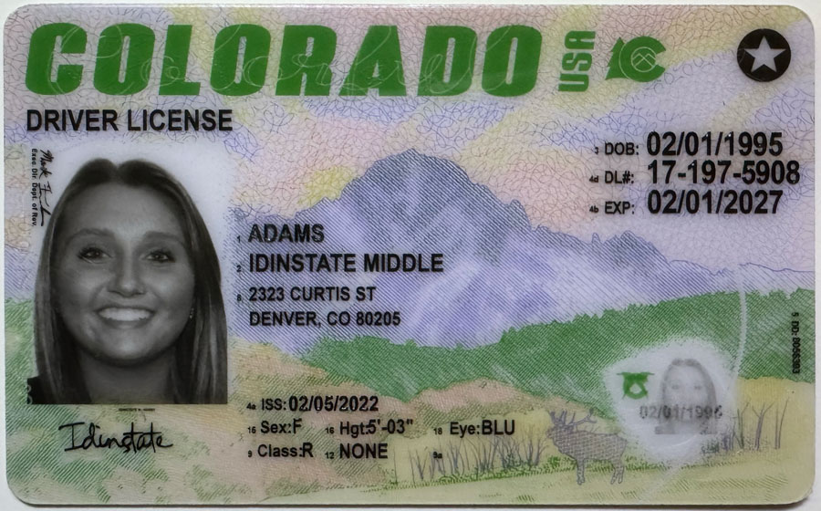 Colorado Fake Driver License