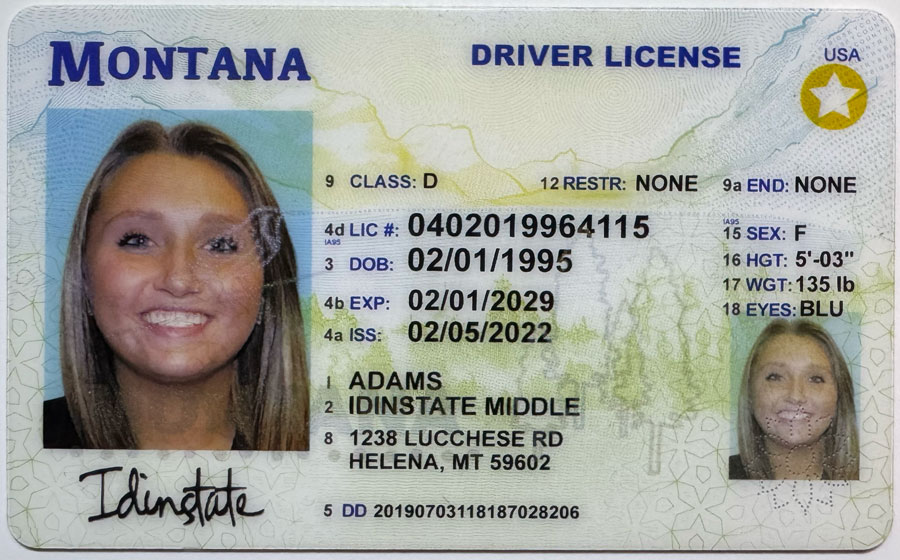 New Montana Fake Driver license,New Montana FAKE ID