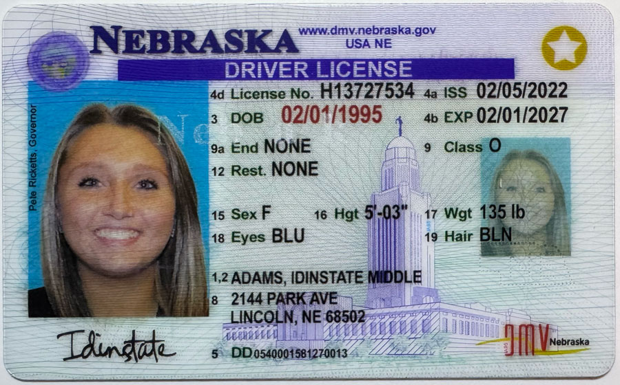 New Nebraska Fake Driver license,New Nebraska FAKE ID