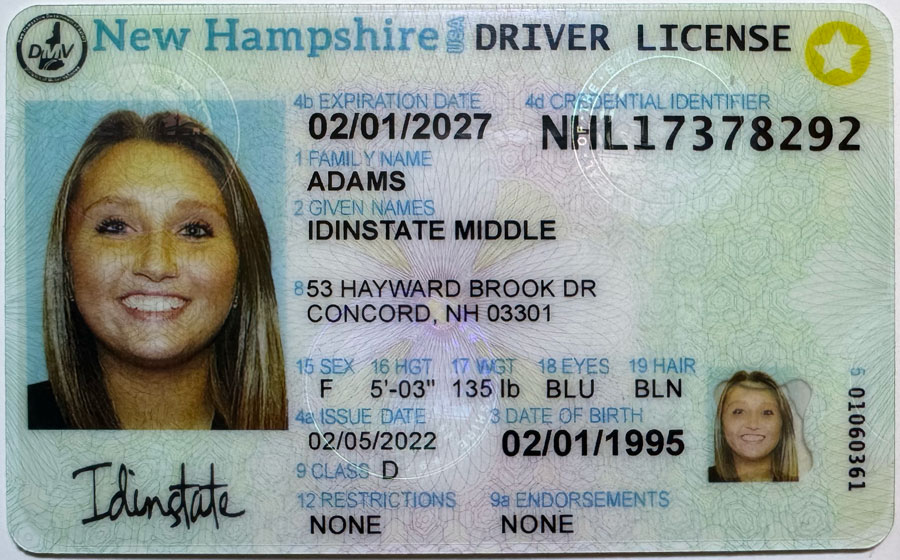 New Hampshire Fake Driver license,New Hampshire FAKE ID