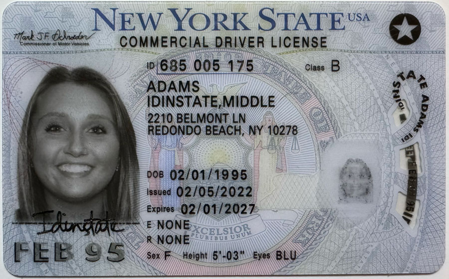 New New York Fake Driver License