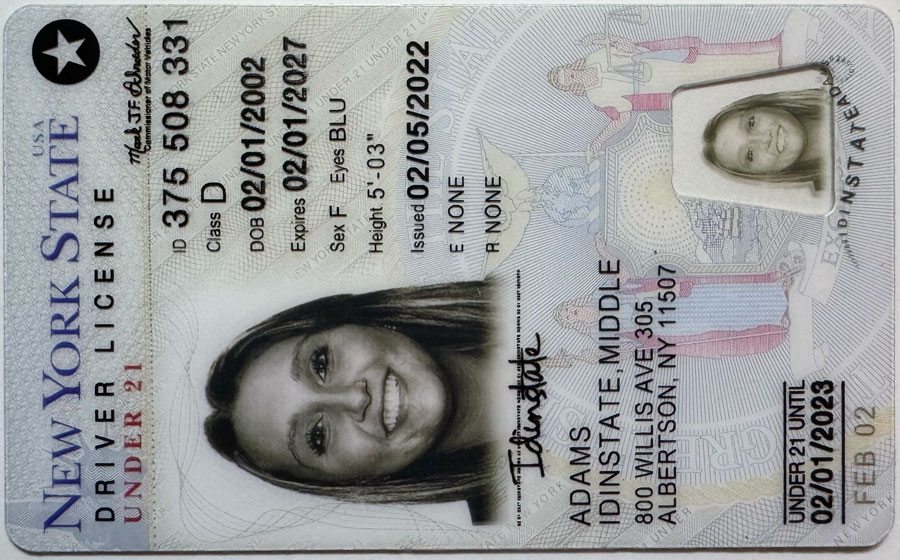 New New York Fake Driver License