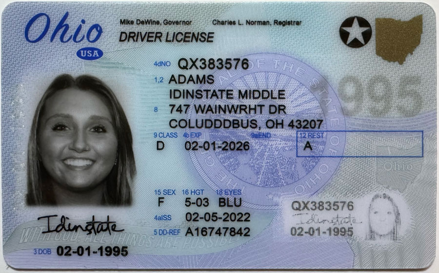 New Ohio Fake Driver license,New Ohio FAKE ID
