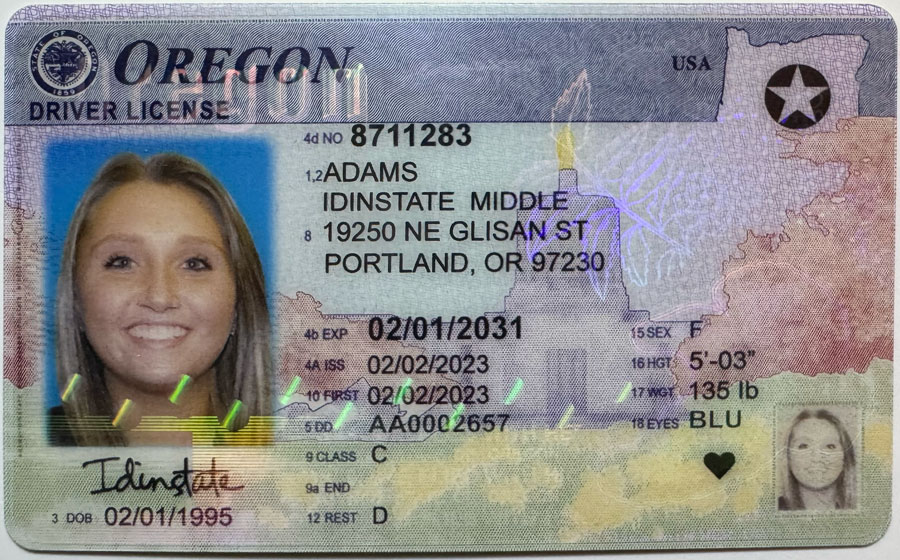 New Oregon Fake Driver license, New Oregon FAKE ID
