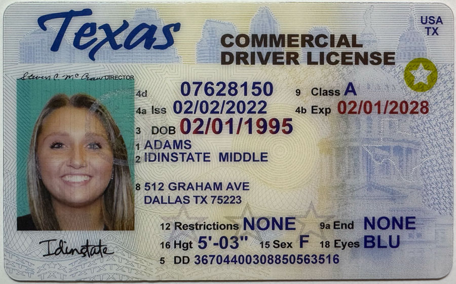 New Texas Old CDL Fake Driver license,New Texas Old CDL FAKE ID