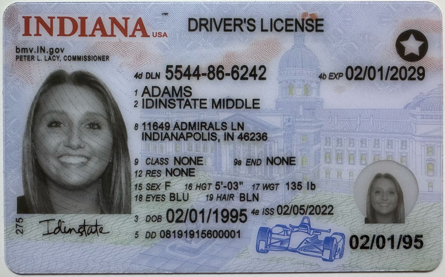 New Indiana Fake Driver license,New Indiana FAKE ID