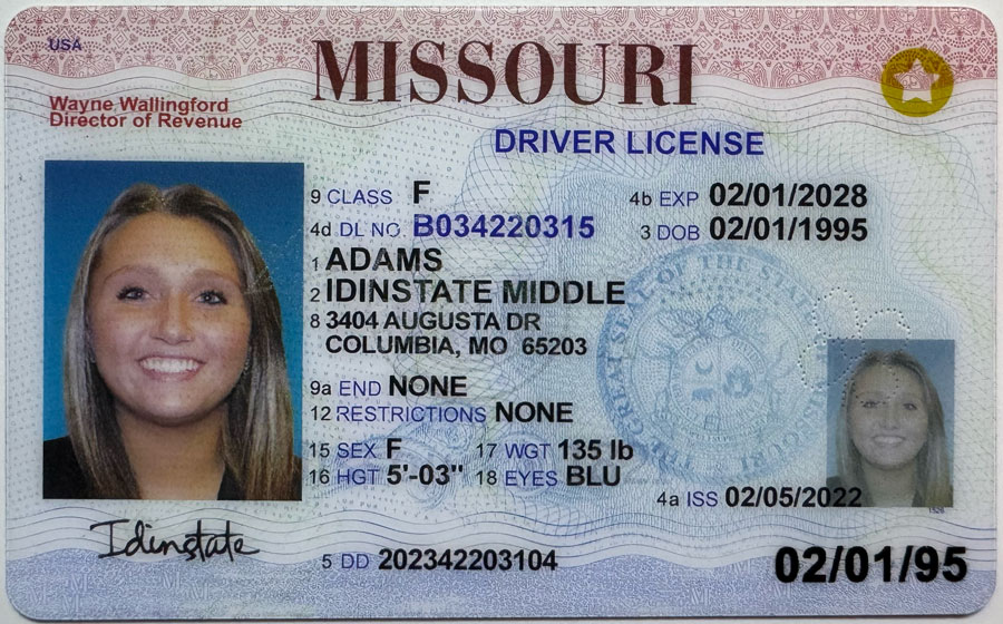 New Missouri Fake Driver license,New Missouri FAKE ID