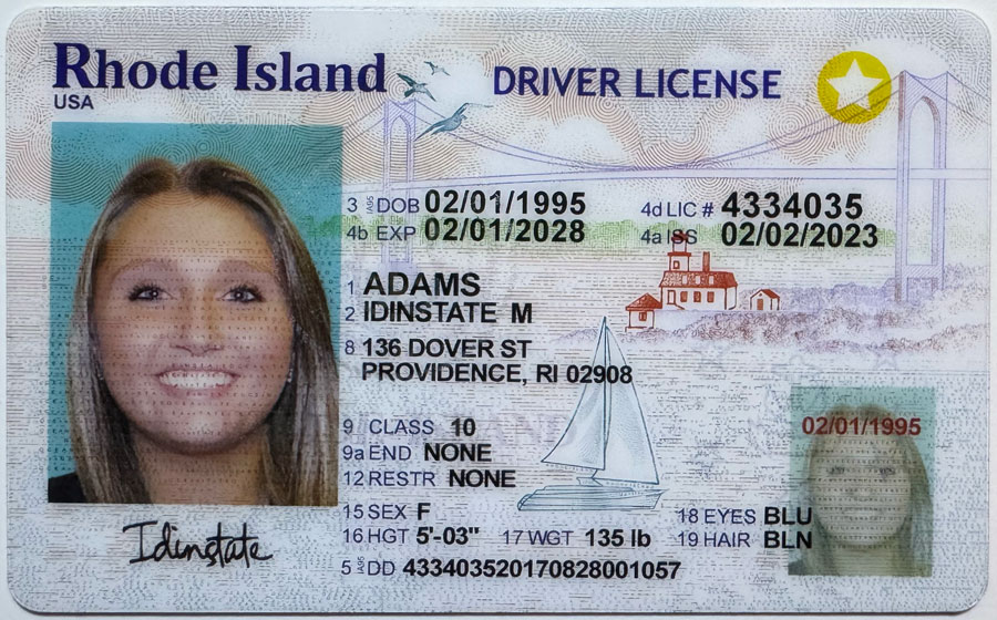 New Rhode Island Fake Driver license,New Rhode Island  FAKE ID