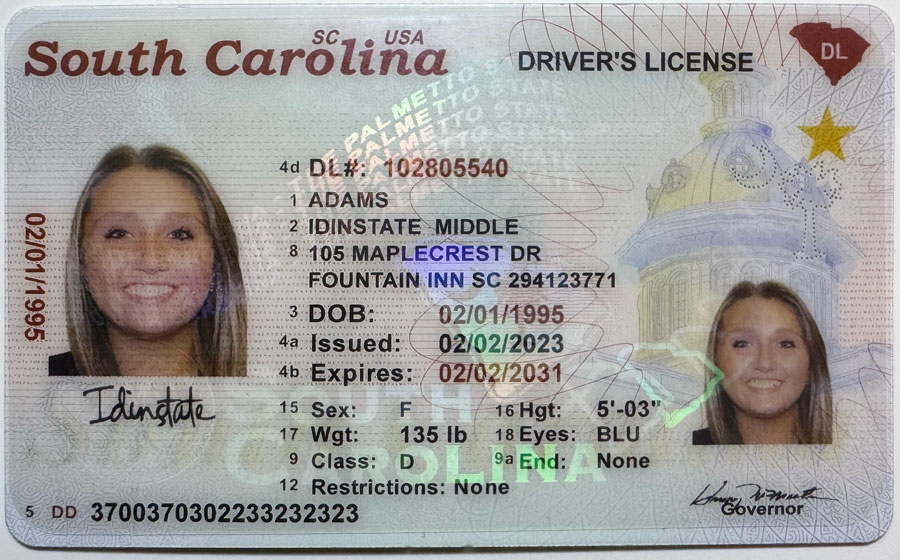 New South Carolina Fake Driver license,New South Carolina FAKE ID
