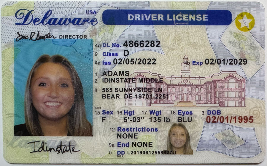IDINSTATE IDINSTATE New Delaware State Fake ID